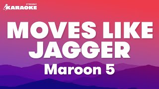 Maroon 5  Moves Like Jagger Karaoke Version [upl. by Ailhad954]