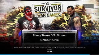 WWE 2K24 The Bigman Harry Torres vs Stoner [upl. by Neona745]