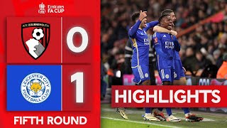 Fatawu Scores Incredible ExtraTime Winner  Bournemouth 01 Leicester City  Emirates FA Cup 2324 [upl. by Colt119]