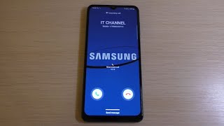 Samsung Galaxy A12 Incoming Call [upl. by Tabby]