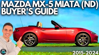 Mazda MX5Miata ND Buyers guide 20152024 Avoid known problems on Mazda MX5 Roadster 1520 [upl. by Suaeddaht678]