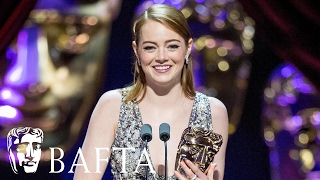 Emma Stone wins Leading Actress  BAFTA Film Awards 2017 [upl. by Yentruok]