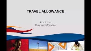 2021 Travel allowance generic [upl. by Ailemak941]