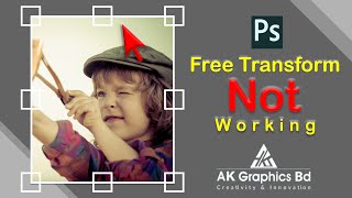 Photoshop Free Transform Tool Not Working  How Too Use Free Transform  Photoshop Free Transform [upl. by Lehrer134]