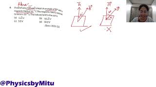 Induced emf Numericals class 12 Physics previous year questions Electromagnetic Induction Numericals [upl. by Ttehr]