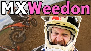 Tasting Dirt at Weedon Motocross Track 21042024 [upl. by Schmitz]