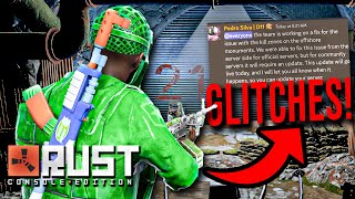 RUST CONSOLE Broken Glitches Admin Issues NEW SKINS UPDATE [upl. by Carmita]