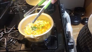 Egg Vegetable Ramen cooking show [upl. by Popper]