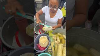 Preparando elote con maíz cacahuazintle en CDMX elote cacahuazintle antojos viral parati [upl. by Novert]