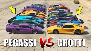 GTA 5 ONLINE  PEGASSI VS GROTTI WHICH IS FASTEST [upl. by Eliam]