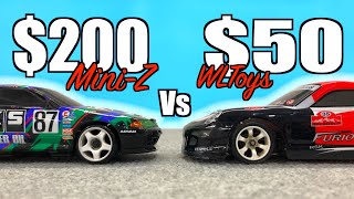 WLToys K969 Vs Kyosho MiniZ  Mini RC Drift cars [upl. by Annyahs840]