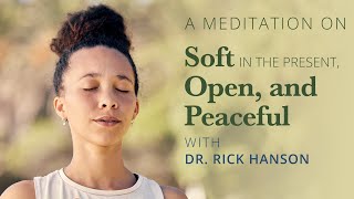 Meditation Soft in the Present Open and Peaceful with Rick Hanson [upl. by Thetes]