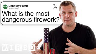 Pyrotechnician Answers Fireworks Questions From Twitter  Tech Support  WIRED [upl. by Gnil]