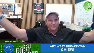 Brian Baldingers AFC West Breakdown Chiefs amp Raiders  The Best Football Show [upl. by Ahsiuqram210]