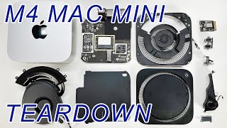 2024 M4 Mac Mini Teardown FULL  SSD Removable [upl. by Ogram89]