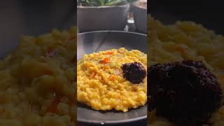 Khichuri with chilli oil for breakfast shortvideo youtubeshorts pastelmemories deshifood [upl. by Ahsineg176]