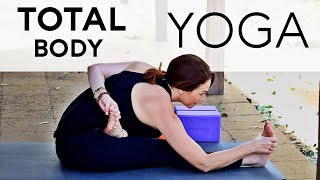 20 Minute Total Body Yoga Workout  Fightmaster Yoga Videos [upl. by Sihonn142]