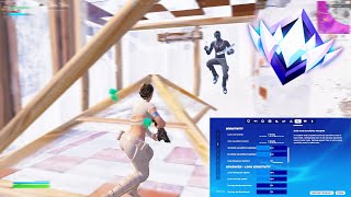 Perfect Piece Control 🧩 🎮  The BEST Chapter 5 Season 2 Controller Fortnite Settings PS5XBOXPC [upl. by Arolf]