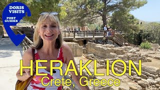 Heraklion Crete Greece Port and Town Guide [upl. by Anaujik]