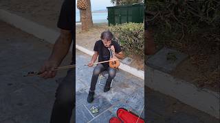 Folk musician 🇬🇷 Crete [upl. by Hardden]