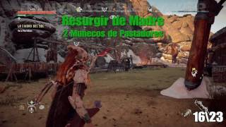 Horizon Zero Dawn Trofeo Derribaste 23 Muñecos de Pastadores  Localización de Todos los Muñecos [upl. by Leggett606]