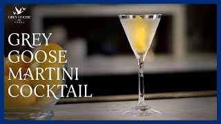 GREY GOOSE Martini Cocktail [upl. by Arjan421]