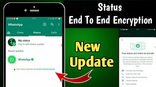 Whatsapp Status End To End Encryption Update  TAMIL REK [upl. by Drice]