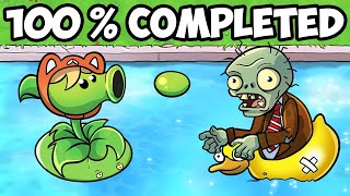 100 completing plants vs zombies [upl. by Fulviah83]