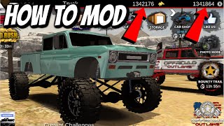 How To Mod Offroad Outlaws On Newest Update Max Gold amp Money [upl. by Adao]