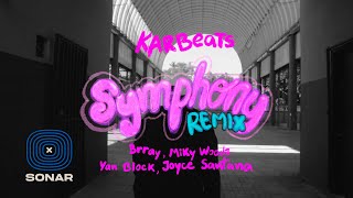 KARBeats Yan Block Miky Woodz Brray Joyce Santana  Symphony Remix Visualizer [upl. by Eenyaj975]