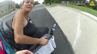 Sandusky police arrest theft suspect on motorized scooter [upl. by Aser138]