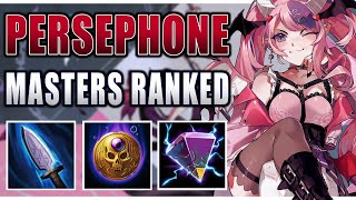 WHAT 1000 HOURS OF PERSEPHONE LOOKS LIKE  Smite Persephone Masters Ranked Gameplay [upl. by Dlanigger]