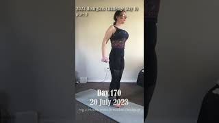 Day 170 Chloe Ting Transformation amp Weight Loss Challenge 2023 Motivation 💚 part 3 [upl. by Oht944]