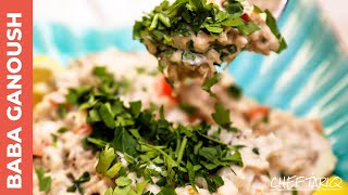 My Simple Baba Ganoush Recipe  Chef Tariq [upl. by Nahtad]