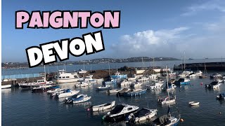 PAIGNTONDEVONENGLAND 4K Walking Tour Paignton BeachThe Harbour Fairy Cove [upl. by Supmart]