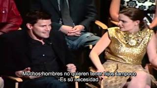 Emily Deschanel amp David Boreanaz hablan sobre bebés en The Paley Center 2008 [upl. by Sweeney]