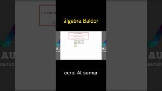 solución álgebra de Baldor algebradebaldor algebra tutorial math educacion maths matematicas [upl. by Annohsak]