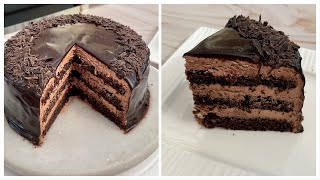 Best Chocolate Cake Recipe Easy Chocolate Cake Recipe Eggless and Without Oven Birthday Cake [upl. by Isacco]