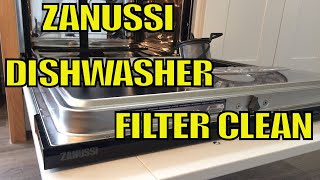 Zanussi Dishwasher Filter Clean [upl. by Ariada]