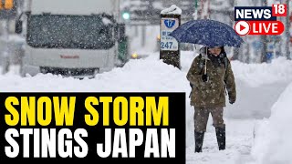 Japan Comes To A Standstill Following A Severe Snow Storm I Trains And Flights Impacted in Japan [upl. by Yrnehnhoj]