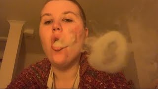 ASMR Vaping  cloud therapy visual triggers Soft Spoken [upl. by Hogg727]