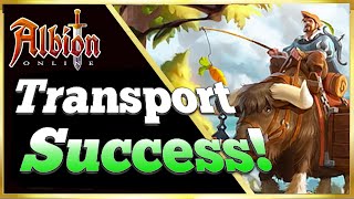 PROFIT My First Transporting Experience  Albion Online 2023 [upl. by Moguel]