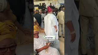 Governor ADEMOLA Adeleke at DAVIDO amp CHIOMA wedding ceremony [upl. by Normak]