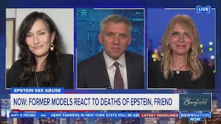 Former models react to deaths of Epstein and his friend  Banfield [upl. by Schnur]