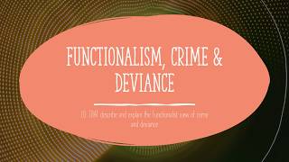 Lesson 4  Functions of Deviance [upl. by Venator668]