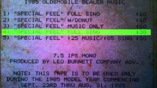 1985 Oldsmobile quotSpecial Feelquot Commercial 30 Full Sing  NEW [upl. by Cristobal]