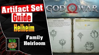 God of War  All Artifact Locations for Heilheim  Family Heirloom [upl. by Rakabuba]