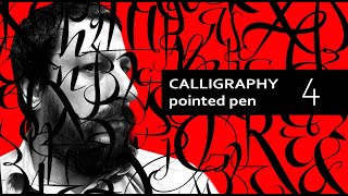 Calligraphy pointed pen [upl. by Meedan]