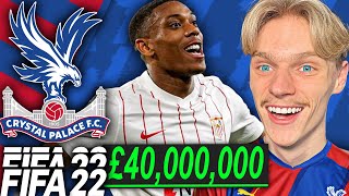 NEW SEASON 🔥 SIGNING MARTIAL FIFA 22 Crystal Palace EP1 S2 [upl. by Mauralia183]