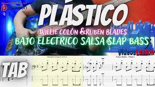 Plastico Rubén Blades Bajo Electrico Y Partitura🎸 [upl. by Esinehc]